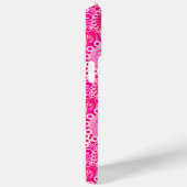 Fractaal wervelpatroon, tinten fuchsia roze Case-Mate iPhone case (Achterkant / Rechts)