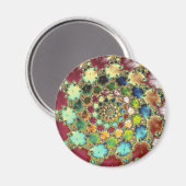 Fractaalcellen - Fractaalmagneet Magneet (Voorkant / Achterkant)