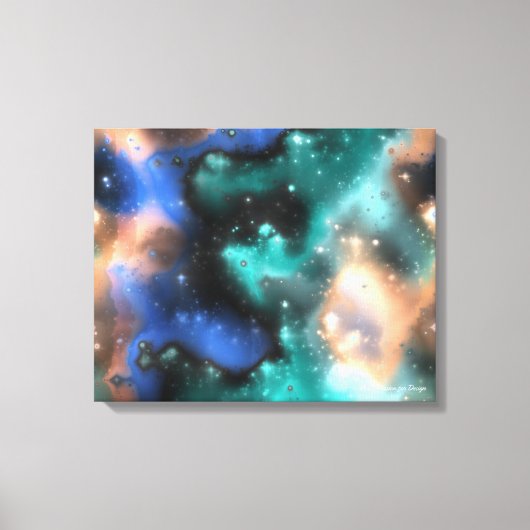 Fractaalnevels 2 omwikkeld canvas afdruk (Voorkant)