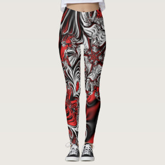 Fractaalpatroon Leggings