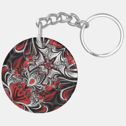 Fractaalpatroon Sleutelhanger (Achterkant Rechts)