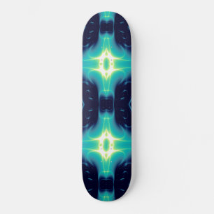 FRACTAFLAME, blauw Skateboard