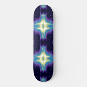 FRACTAFLAME, blauw violet Skateboard