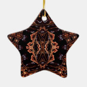 Fractage de votre ornement d'étoile personnalisé (Dos)