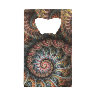 Fractal 04 Bottle Opener Kredietkaart Flessenopener