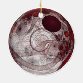 fractal 0rnament keramisch ornament (Achterkant)