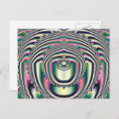 Fractal 10, Briefkaart (Voorkant / Achterkant)