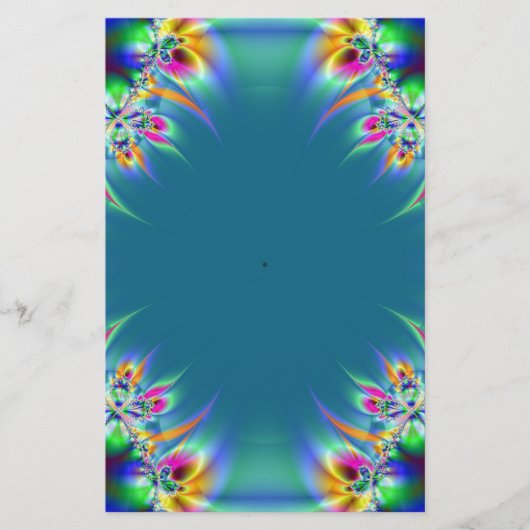 Fractal 124 briefpapier (Voorkant)