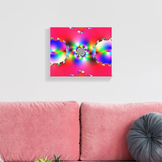 Fractal 124 Canvas Print (Insitu (Woonkamer))