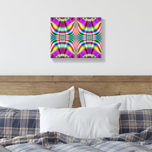 Fractal 125 canvas afdruk (Insitu (Slaapkamer))