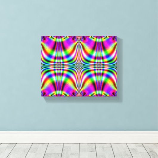 Fractal 125 canvas afdruk (Insitu (Houten vloer))