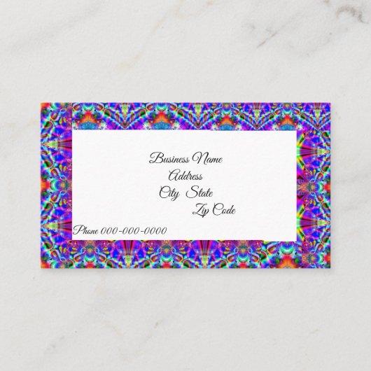 Fractal 125 Visitekaartjes (Voorkant)