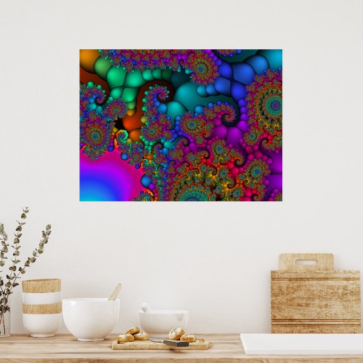 Fractal 142 poster (Keuken)