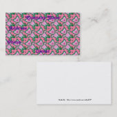 Fractal 18, Carte de visite (Devant / Derrière)