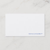 Fractal 2, Carte de visite (Dos)