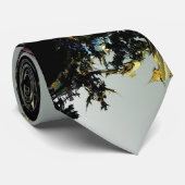 Fractal 3D Sci Fi futuristisch Stropdas (Opgerold)