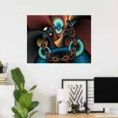 Fractal 447 poster (Thuiskantoor)
