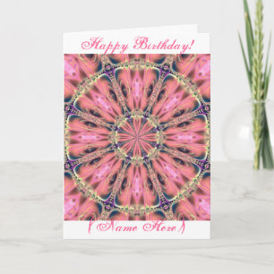 Fractal 45, carte d'anniversaire
