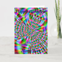 Fractal 74, Birthday Kaart
