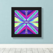 Fractal 76 Stretched Canvas Print (Insitu (Houten vloer))