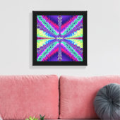 Fractal 76 Stretched Canvas Print (Insitu (Woonkamer))