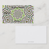 Fractal 87, Carte de visite (Devant / Derrière)