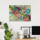 Fractal 887-2 poster (Thuiskantoor)