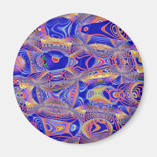 Fractal Abstract 061012a Magneet (Voorkant)