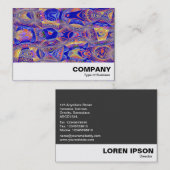 Fractal Abstract 061012a Visitekaartje (Voorkant / Achterkant)