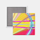 Fractal Abstract 061012e Magneet (Voorkant / Achterkant)