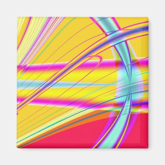 Fractal Abstract 061012e Magneet (Voorkant)