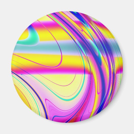 Fractal Abstract 061012f Magneet (Voorkant)