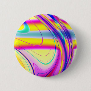 Fractal Abstract 061012f Ronde Button 5,7 Cm