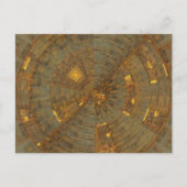 Fractal Abstract Briefkaart "Data Mining" (Voorkant)