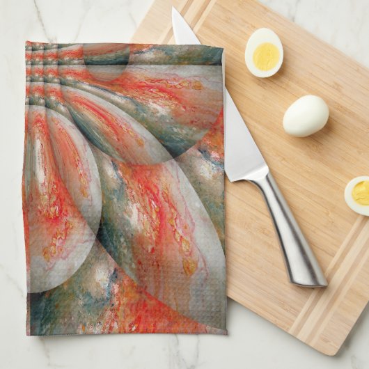 Fractal Abstract Theedoek (Quarter Fold)