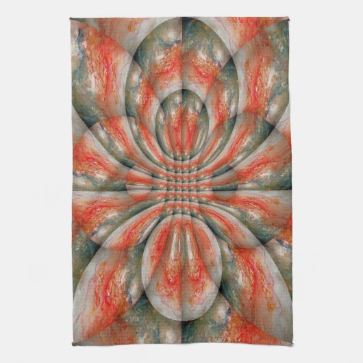 Fractal Abstract Theedoek (Verticaal)