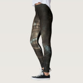 Fractal Abstracte achtergrond Leggings (Links)