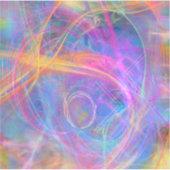 Fractal Abstrait - Sticker en vinyle (Devant)