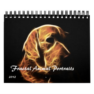 Fractal Animal Portraits 2012 Agenda Kalender