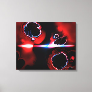Fractal Art 1-7 Gewatteerd Canvas Afdruk