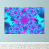 Fractal Art 24 Gewatteerd Canvas (Insitu (Houten vloer))