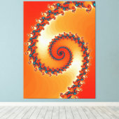Fractal Art 26 Gewatteerd Canvas Afdruk (Insitu (Houten vloer))