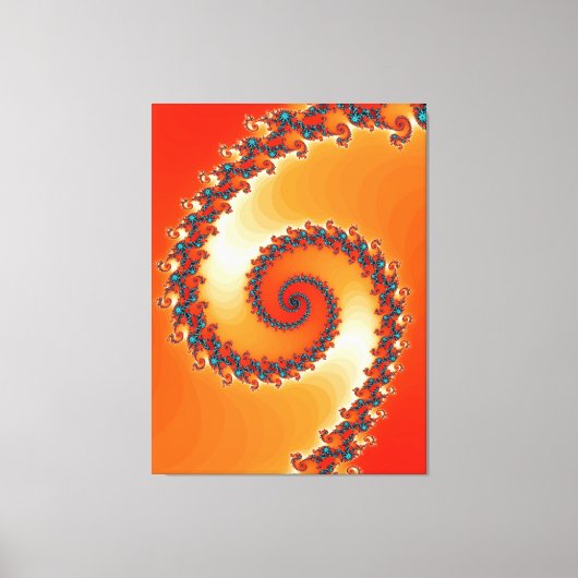 Fractal Art 26 Gewatteerd Canvas Afdruk (Voorkant)