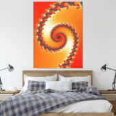 Fractal Art 26 Gewatteerd Canvas Afdruk (Insitu (Slaapkamer))