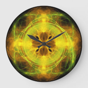 Fractal Art. 2 Wall Clocks & Nummeropties Grote Klok