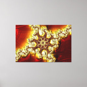 Fractal Art 34 Gewatteerd Canvas Afdruk