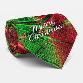 Fractal Art 39 Vrolijk kerstStropdas Stropdas (Opgerold)