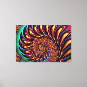 Fractal Art. 47 Canvas Afdruk