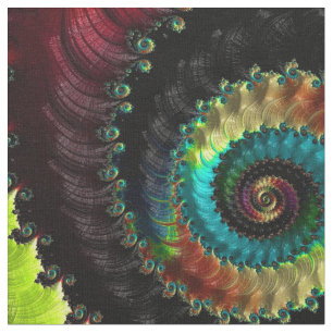 Fractal Art 74 Aangepaste weefsels Stof