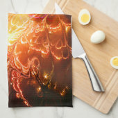 Fractal Art B Serviette de cuisine (Quart Plié)